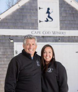 Pete and Erika Orlandella, cape cod winery